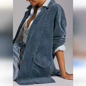 Pilcro washed corduroy oversized blazer